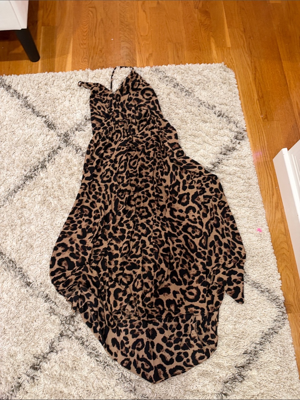 SHEIN Leopard Print Maxi Dress - Brown/Black